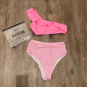 High waisted bathing suit